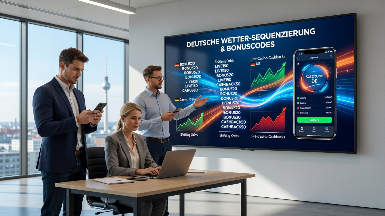 Dashboard einer Wett-App mit aktivierten Bonus-Codes, Quotenverlauf und Cashback-Statistik